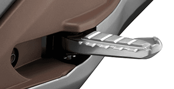 ALUMINIUM PILLION FOOTREST